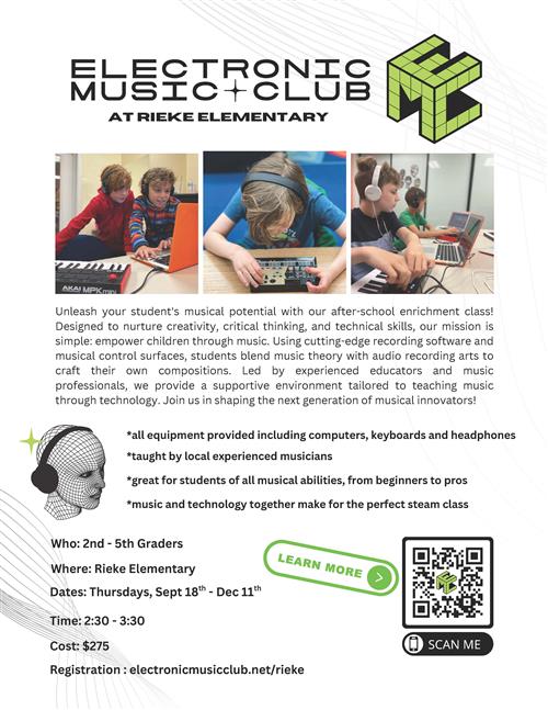Electronic Music Club class information